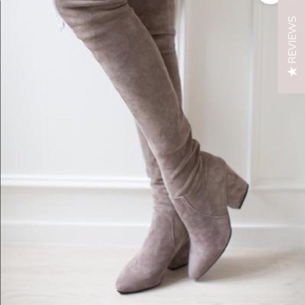 Grey OTK BOOTS x Goodnight Macaroon